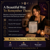 Rainbow Bridge Letter — A Final Message From Your Pet