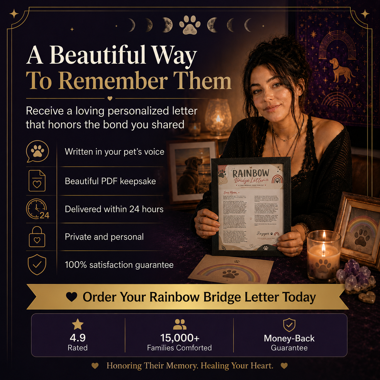 Rainbow Bridge Letter — A Final Message From Your Pet