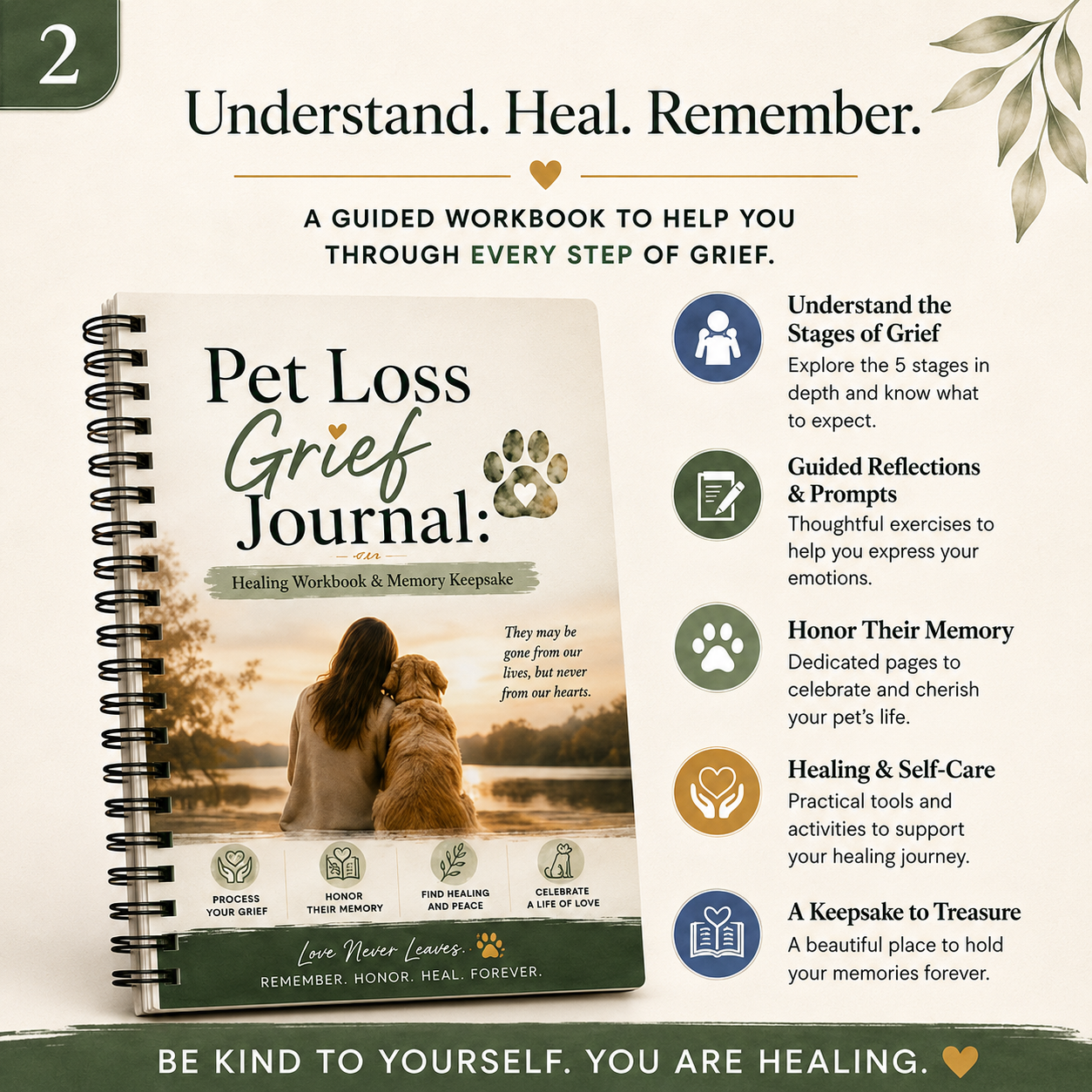 Pet Loss Grief Journal: Healing Workbook & Memory Keepsake