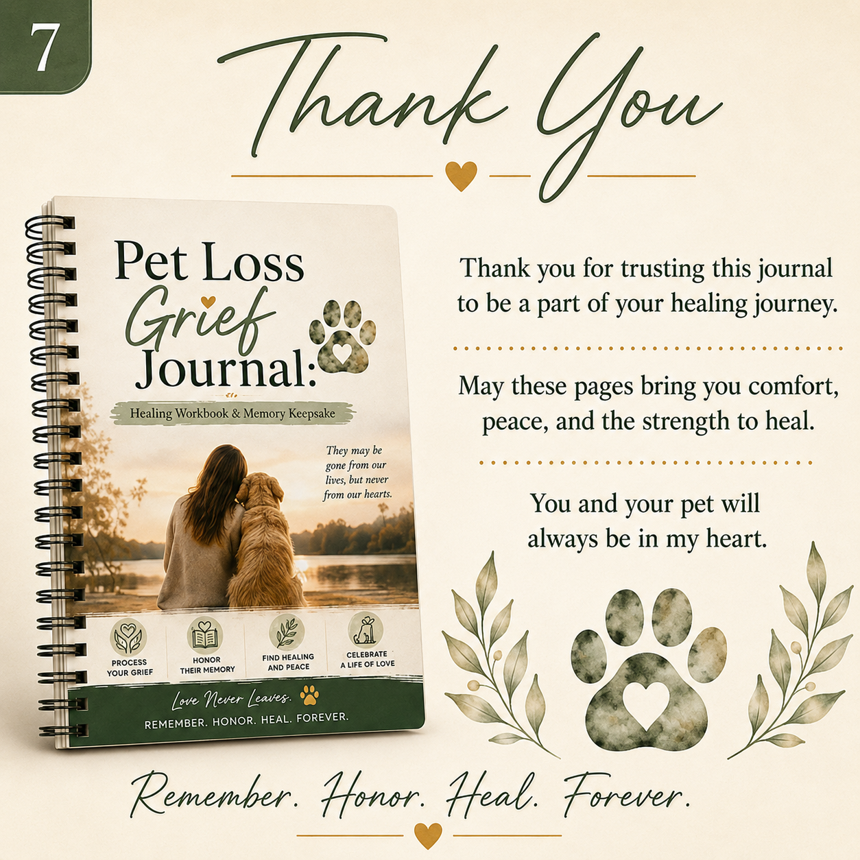 Pet Loss Grief Journal: Healing Workbook & Memory Keepsake