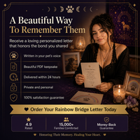 Rainbow Bridge Letter — A Final Message From Your Pet