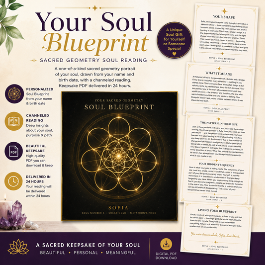 Your Soul Blueprint - Personalized Sacred Geometry Reading