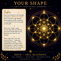 Your Soul Blueprint - Personalized Sacred Geometry Reading
